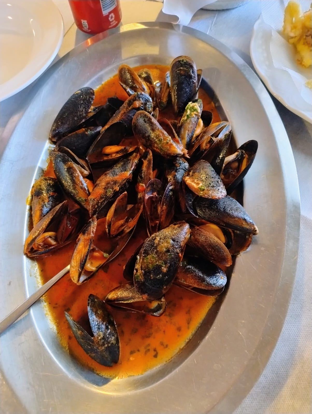Cozze al sugo piccante